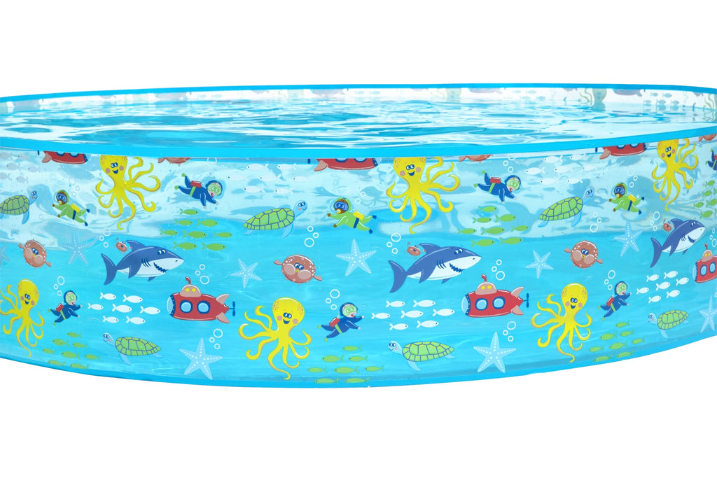 Round Multi-Color Above-Ground Kiddie Pool P9931