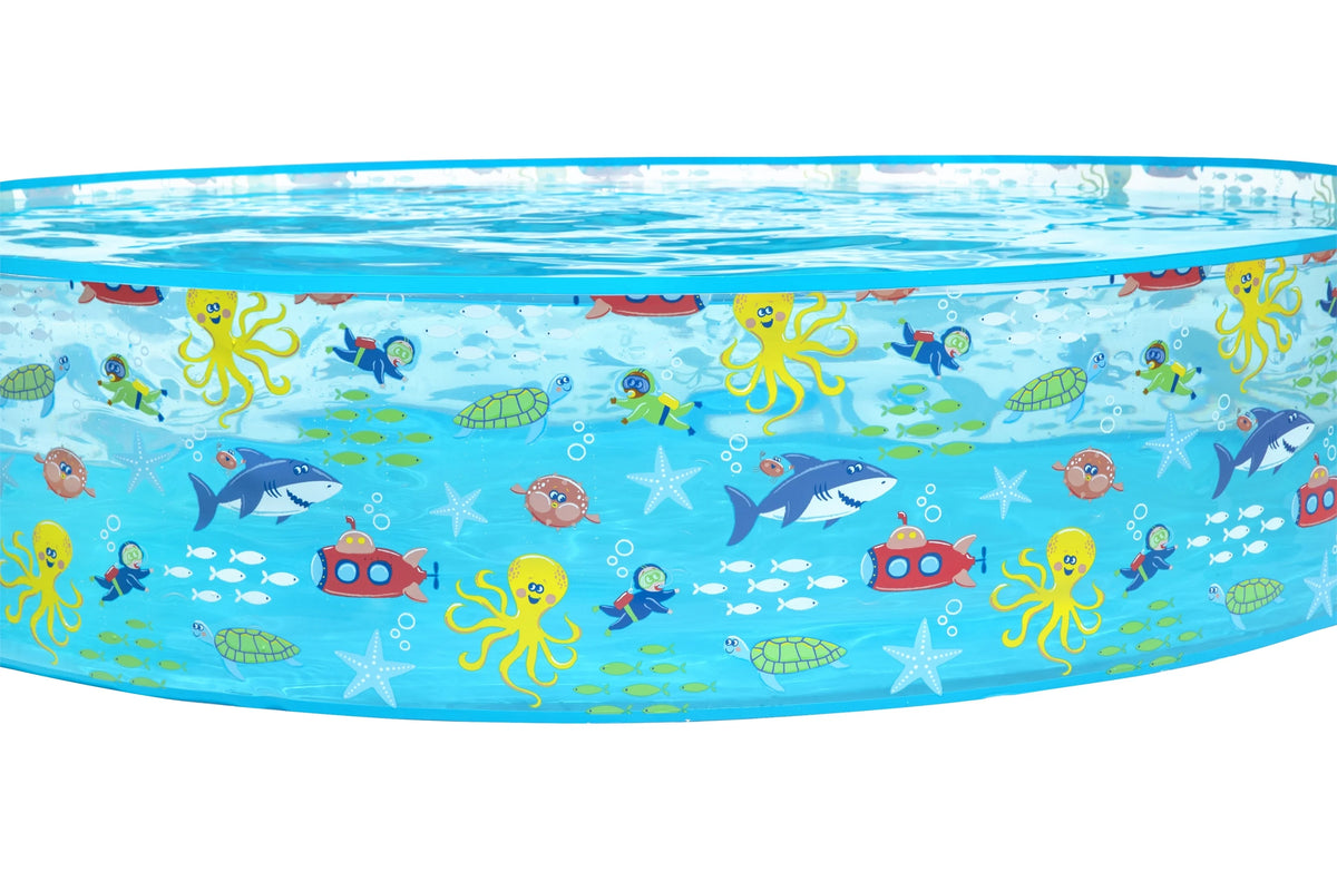Round Multi-Color Above-Ground Kiddie Pool P9931