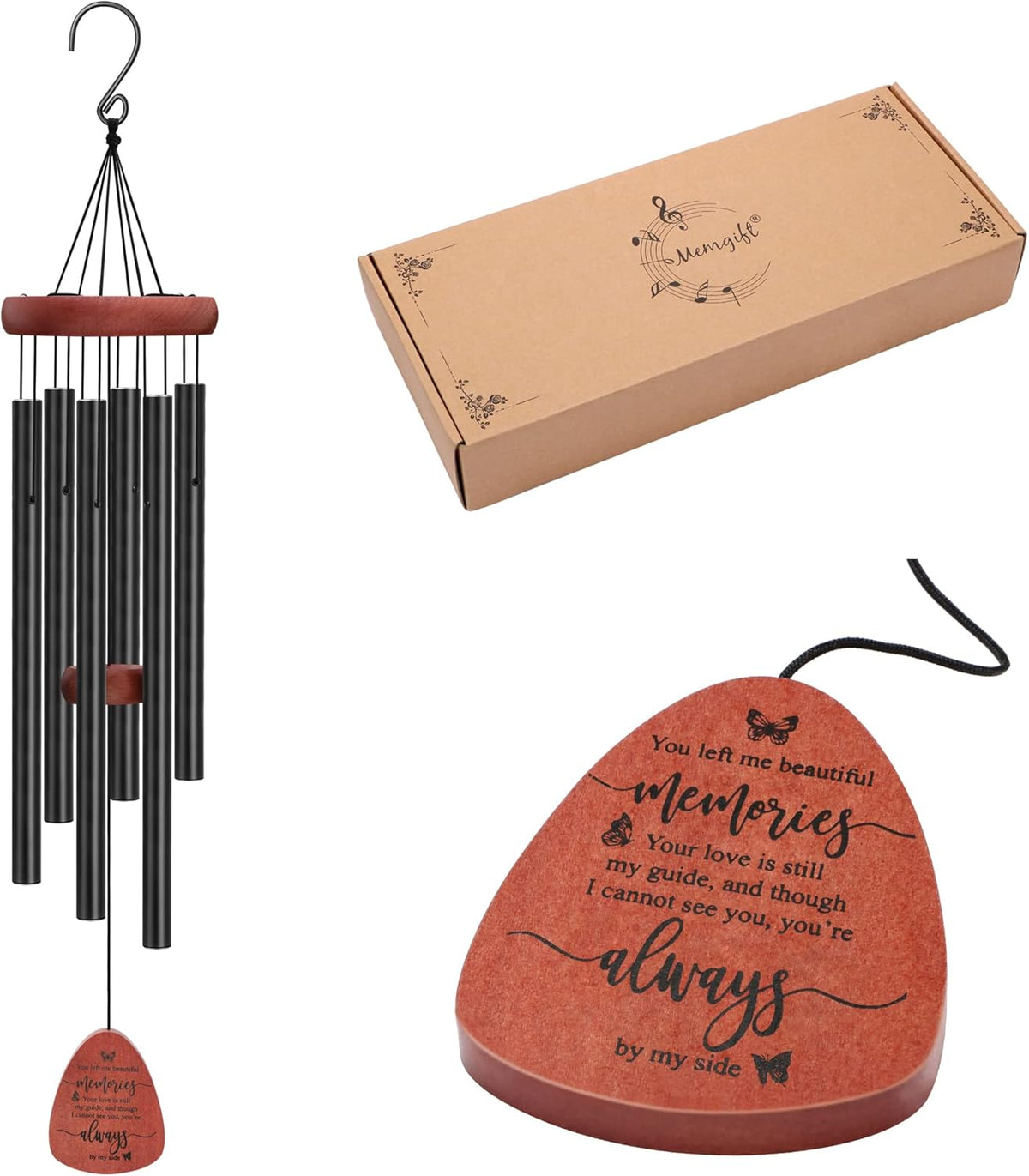 Beech Wood Wind Chimes Pack of 2 W6145
