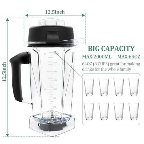 64 oz Clear Blender Pitcher J30031