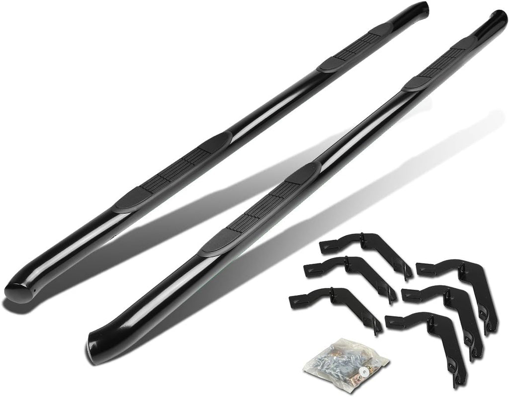 Stainless Steel Black Powdercoated Side Step Nerf Bar Running Boards C133