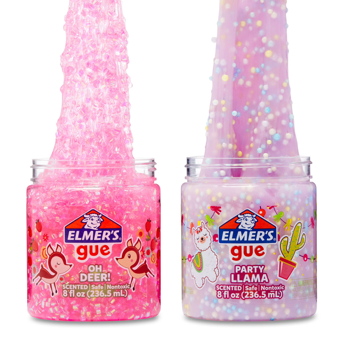 Premade Animal Party Variety Scented Crunchy Slime and Bingsu Bead Slime K561122