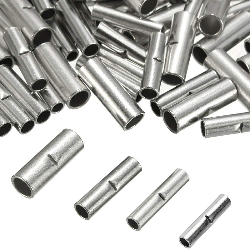10Pcs Non Insulated Butt Connectors S4046